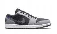 air jordan 1 low dunk crater black grey